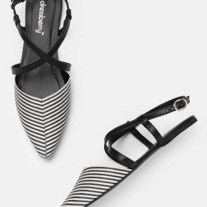 کفش تابستانی زنانه مارک DressBerry مدل Striped Flats